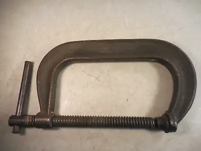Vtg Armstrong No. 406 C-CLAMP Drop Forged Chicago USA 11x6  Heavy Duty* • $24.50