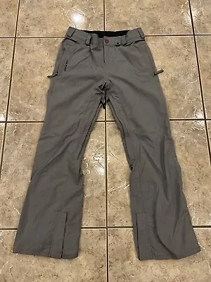 Mens XS Volcom Freakin Snow Chino Modern Relaxed Ski Snowboard Snow Pants Grey • $39.99