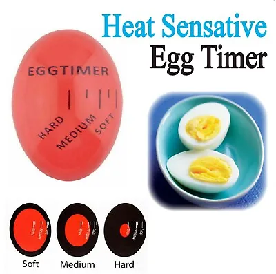 Colour Changing Egg Timer Perfect Boiled Eggs By Temperature Kitchen Helper AUS • $11.99
