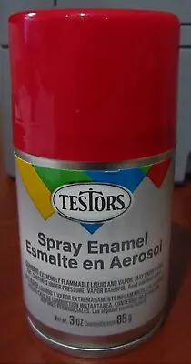 Testors Model Master Gloss RED METALLIC FLAKE Enamel Spray Paint Can  3 Oz. 1629 • $8.90