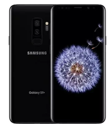 Samsung Galaxy S9 Plus - Black  IP68 Water Resistant Unlocked OLED 256GB  • $249