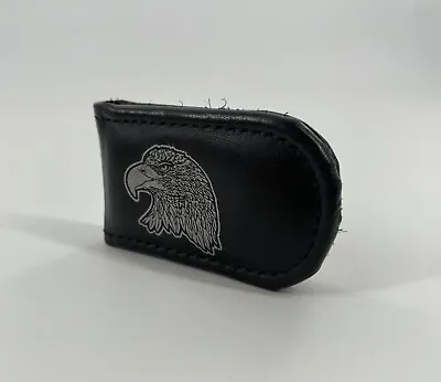 Vintage 80’s Eagle Harley Leather Magnetic Money Clip Genuine Made In USA • $17.50