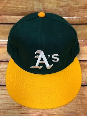 NOS Vintage OAKLAND A'S ATHLETICS New Era Diamond Collection 6 3/4 Fitted Hat • $29.99