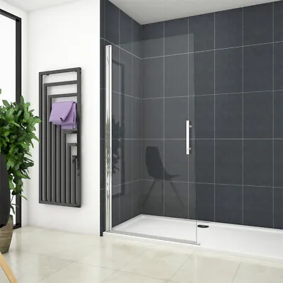 Walk In Shower Screen Clearance Pivot 900/1000 X1870mm Wet Room Glass Door Panel • £104