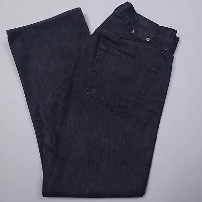 $228 J Brand Walker Relaxed Straight Leg Black Designer Preppy Jeans 31x28 • $39.99