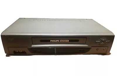 Philips Magnavox VRA633AT21 VCR VHS Player 4 Head No Remote  • $12