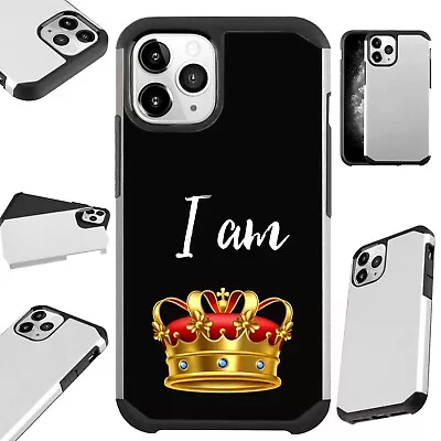 Fusion Case For IPhone 12/Mini/Pro Max Phone Cover I AM KING CROWN • $13.50