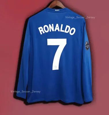 Ronaldo Retro Jersey #7 Manchester United Jersey 2008/2009 Away Jersey M • $74