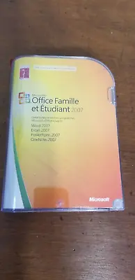 Microsoft Office Home And Student 2007 SEALED - FRENCH CANADIAN VERSION • $39