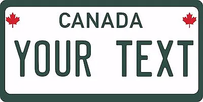 Canada Military Personalized Custom License Plate Car Motorcycle Bike • $15.11