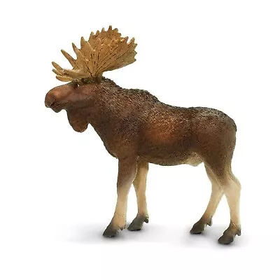 Bull Moose Figurine - 4.05in. L X 2.15in. W X 4.1in. H - 1 Piece (sl181029) • $13.95