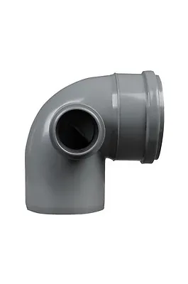 £29.99 • Buy 110mm Soil Pipe Elbow Bend 90° Single Socket With 50 Mm Left Side Inlet, Waste G
