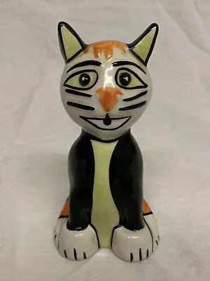 LORNA BAILEY Cat Art Deco Pottery Porcelain Figurine Retired Rare Collectible • £99.99