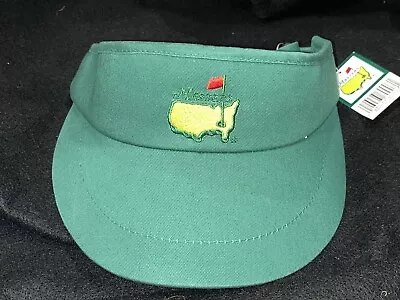 Masters Golf Visor Green Undated New With Tags Augusta National • $34.99