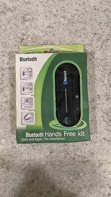 Wireless Multipoint Bluetooth Hands Free In Car Speakerphone Sun Visor Clip Kit • $12