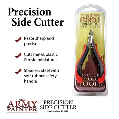 £9.95 • Buy The Army Painter Precision Side Cutter - For Metal & Resin Miniatures TL5032