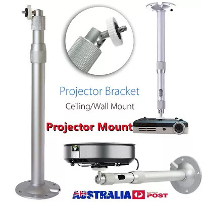 $17.99 • Buy 1PCS Universal Projector Ceiling Projector Mount Aluminium Bracket 15KG Capacity