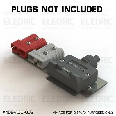 $20.95 • Buy Anderson Plug 50 Amp Flat 7 Pin Trailer Socket Mount Bracket Plate 2x 50A - 002