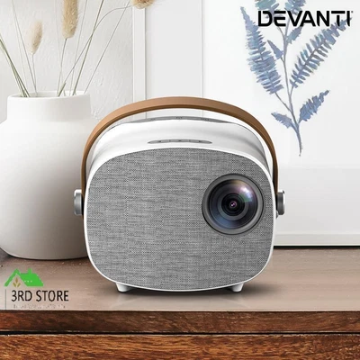 $108.52 • Buy Mini Video Projector USB HDMI Portable 50ANSI Lumens HD 1080P Home Theater