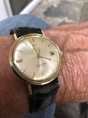 Vintage Omega Sea Master Deville Automatic 14k Gold Filled Watch • $106.50