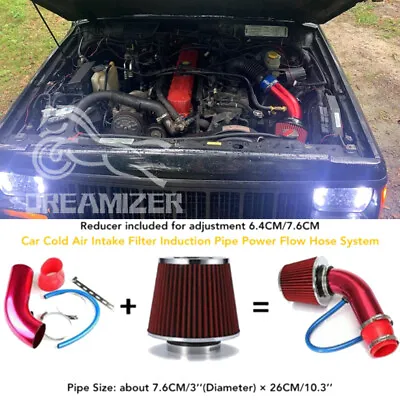 For Jeep CherokeeXJ Cold Air Intake Filter Induction Pipe Power Flow Hose System • $59.05