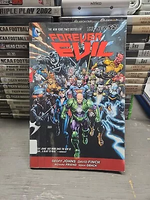 Forever Evil TPB Geoff Johns David Finch DC 52 Trade Paperback • $15.99