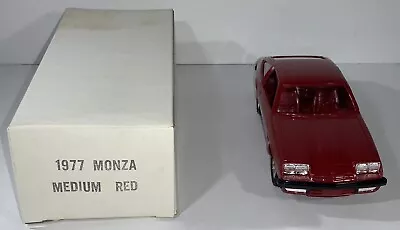 Vintage 1977 Toy Model Car Chevy Monza Red Auto Dealer Showroom Promo • $21
