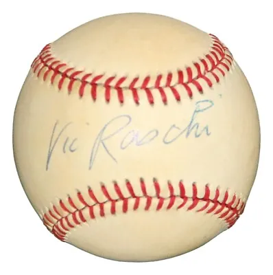 Vic Raschi Signed OAL American League Baseball Yankees PSA/DNA • $687.96