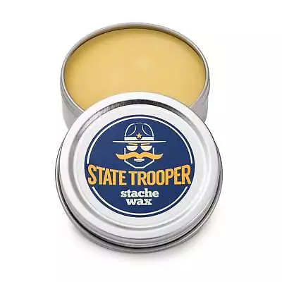 State Trooper Stache Wax - Mustache Wax Medium Hold With All Natural Ingredients • $16.99