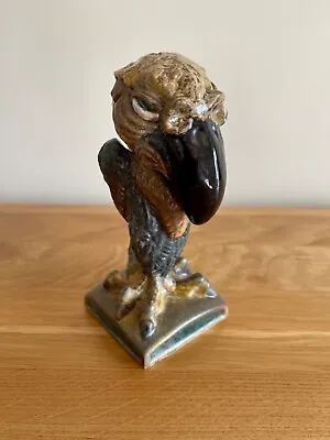 Vintage 6.5  Grotesque Pottery Wally Bird Statue (Manner Of The Martin Brothers) • £595