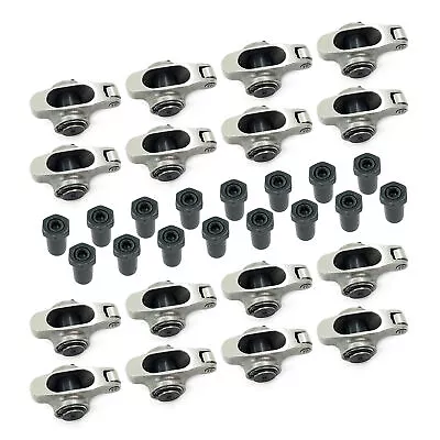 For Block Stainless Roller Rockers Arms 1.6 Ratio 3/8in Chevy 327 350 400 262 • $124.55