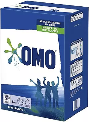 Omo Active Clean Laundry Detergent Washing Powder Front And Top Loader 5kg X 2 • $89.95