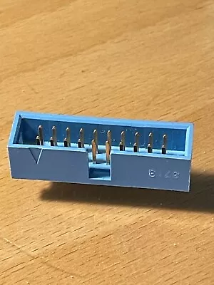 Right Angle/Straight Pin/20- Pin  Male PCB Boxed Header Connector. • $2.50