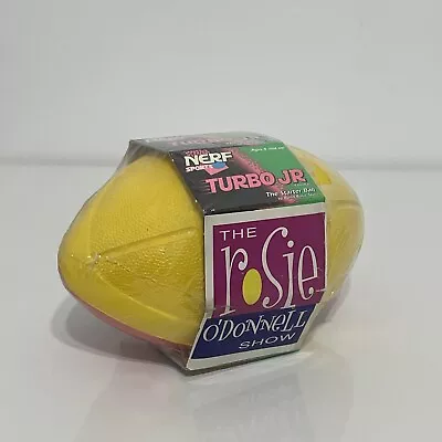 Vintage Nerf Turbo Jr Football NFR! Yellow/Red RARE! Tonka Corp SUPER NICE! (c1) • $50.58