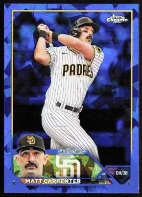 2023 Topps Chrome Sapphire MATT CARPENTER Card #478 San Diego Padres • $1.89