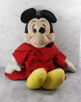 The Talking Mickey Mouse Sow - Vintage LARGE Plush Talking Mickey With Cassette • £29.99