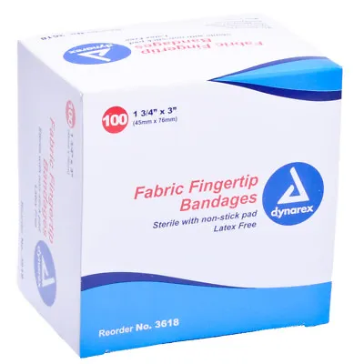 Fingertip Bandage Large Value Fabric 100/bx • $8.65