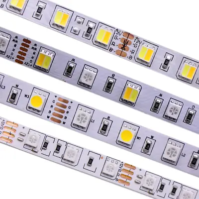 SMD 5050 RGB LED Strip Waterproof 5M 300LED DC 12V 24V CCT RGBCCT RGBW RGBWW WHI • $13.99