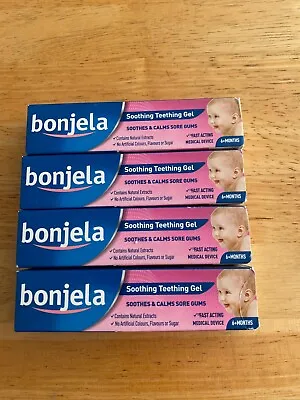 Bonjela Soothing Teething Gel * 4 X 15ml Tubes* Soothes And Calms Gums 12/2025 • £10.95