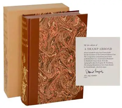 Mark TWAIN David Knight / A TRAMP ABROAD Signed Limited Edition 1st #195159 • $86.25