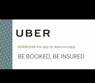 Uber Taxi Door Magnets X2 With .87MM Thick Magnets Or Stickers(vinyl) • £13.50