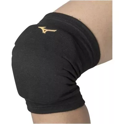 Mizuno Japan Volleyball Knee Pad Supporter V2MYA002 Black Gold Size:L • $18.04