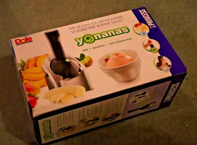 Healthy Ice Cream Maker - Yonanas - Dole / Princess - Original Box & User Manual • £37.99