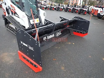 Brand New Bobcat 108  Hydraulic Snow Pusher Pro Attachment For Skid Steers • $10958