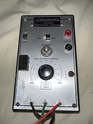 Micronta Dynamic Transistor Checker Vintage  No. 22-024 • $18