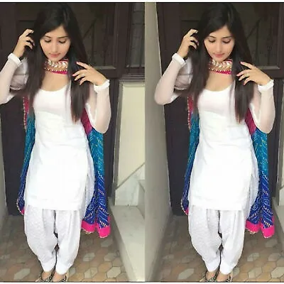 $51.27 • Buy New Party Wear Indian Traditional Ethnic Women Clothing Beautiful Salwar Kameez