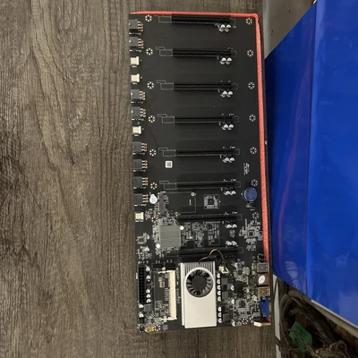 $120 • Buy CREAMIC BTC-37 Mining Motherboard, CPU, 8 Video Card Slots, DDR3 Memory