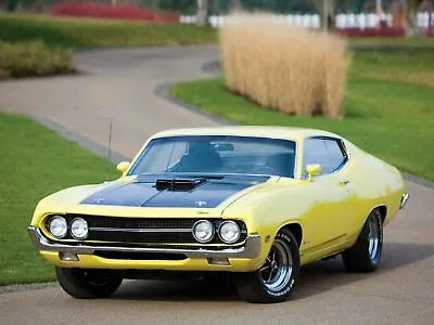 1970 Ford Torino Cobra 429 SCJ L POSTER - Poster 20x30 Muscle Car • $19.99