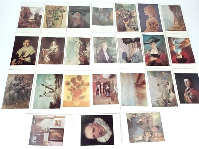 £11.99 • Buy MASTERPIECE BOARD GAME SPARE PARTS 24 X Painting Cards Only 1970 Art Auction