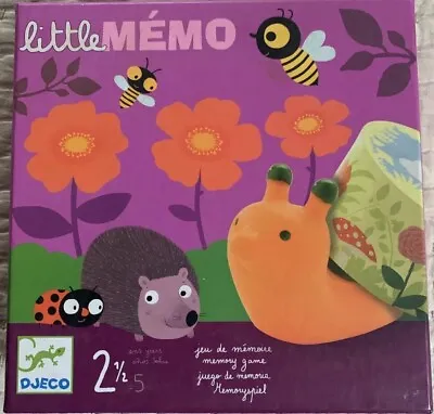 Djeco Little Memo Memory Game For Toddlers • $8